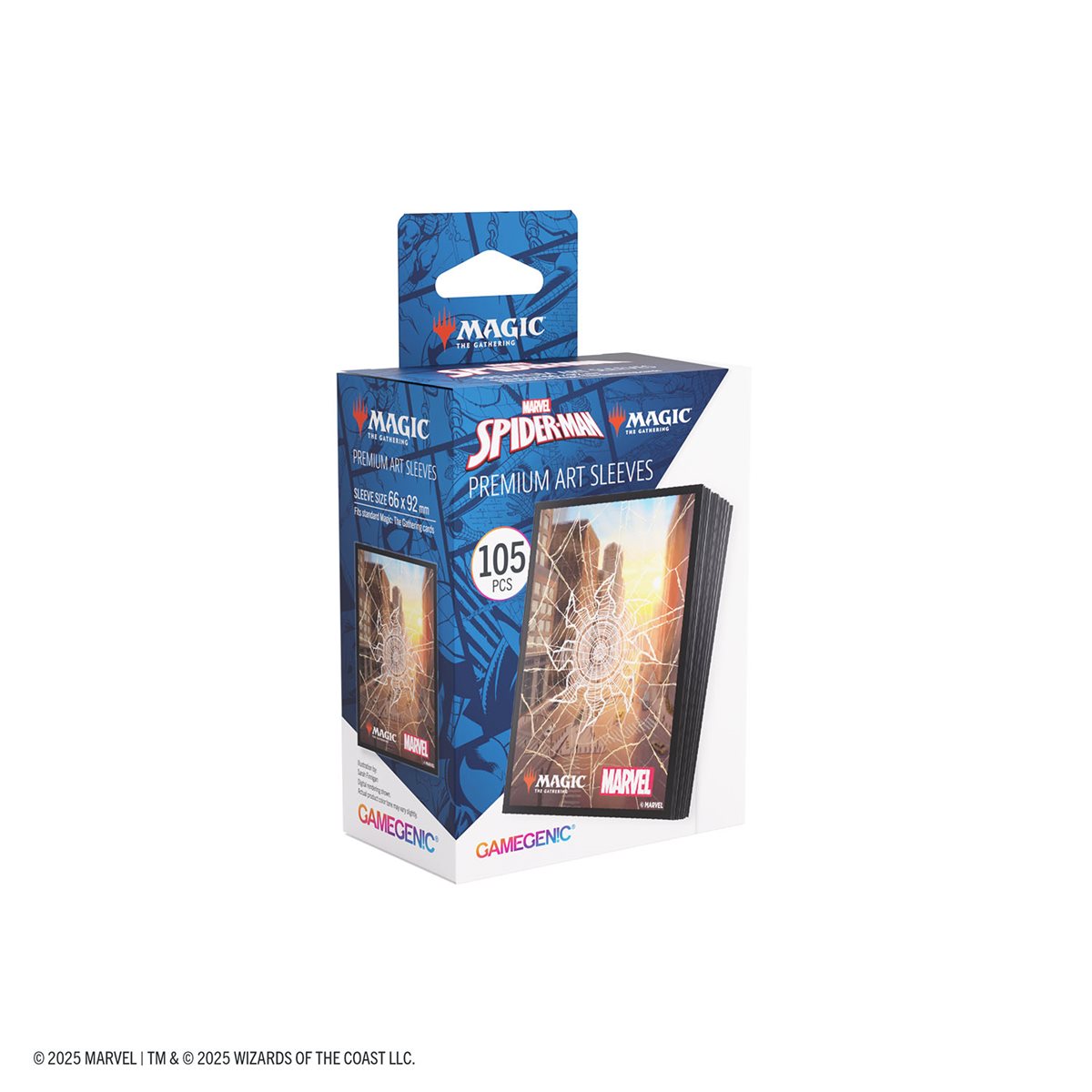 Gamegenic - Magic: The Gathering: Marvel's Spider-Man Premium Art Sleeves (105ct): Spider-Man Plains