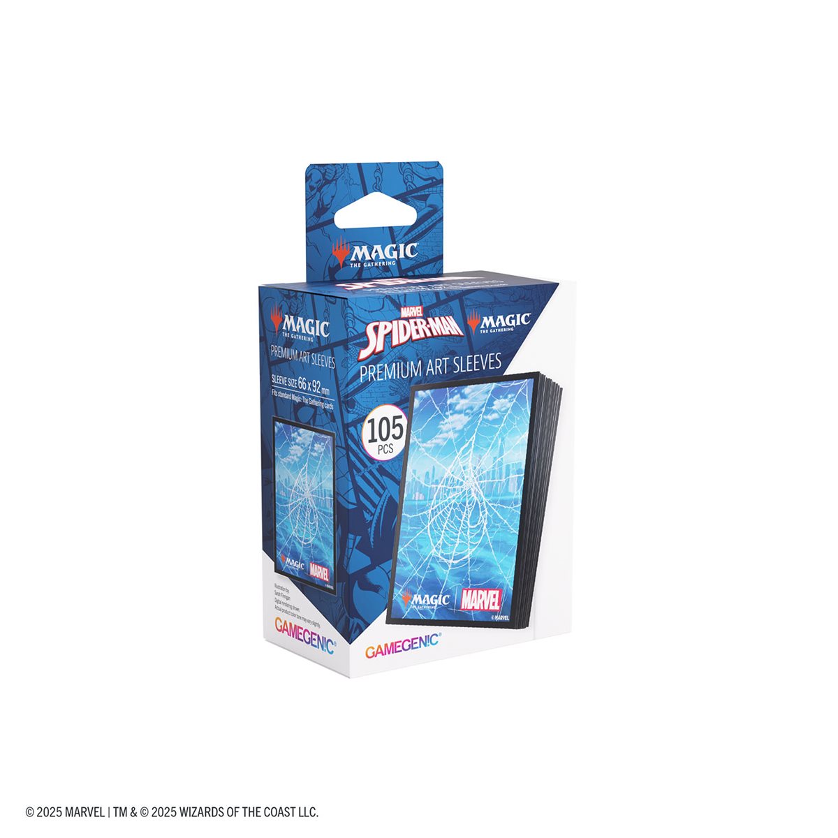 Gamegenic - Magic: The Gathering: Marvel's Spider-Man Premium Art Sleeves (105ct): Spider-Man Island