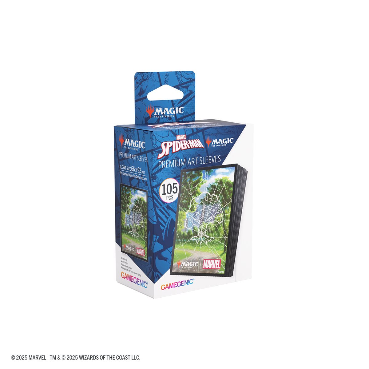 Gamegenic - Magic: The Gathering: Marvel's Spider-Man Premium Art Sleeves (105ct): Spider-Man Forest