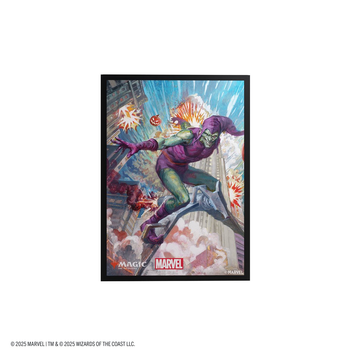 Gamegenic - Magic: The Gathering: Marvel's Spider-Man Premium Art Sleeves (105ct): Green Goblin