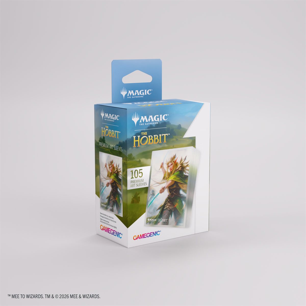 Gamegenic - MTG - The Hobbit Premium Art Sleeves - Thranduil, Sindarin Liege (105ct)