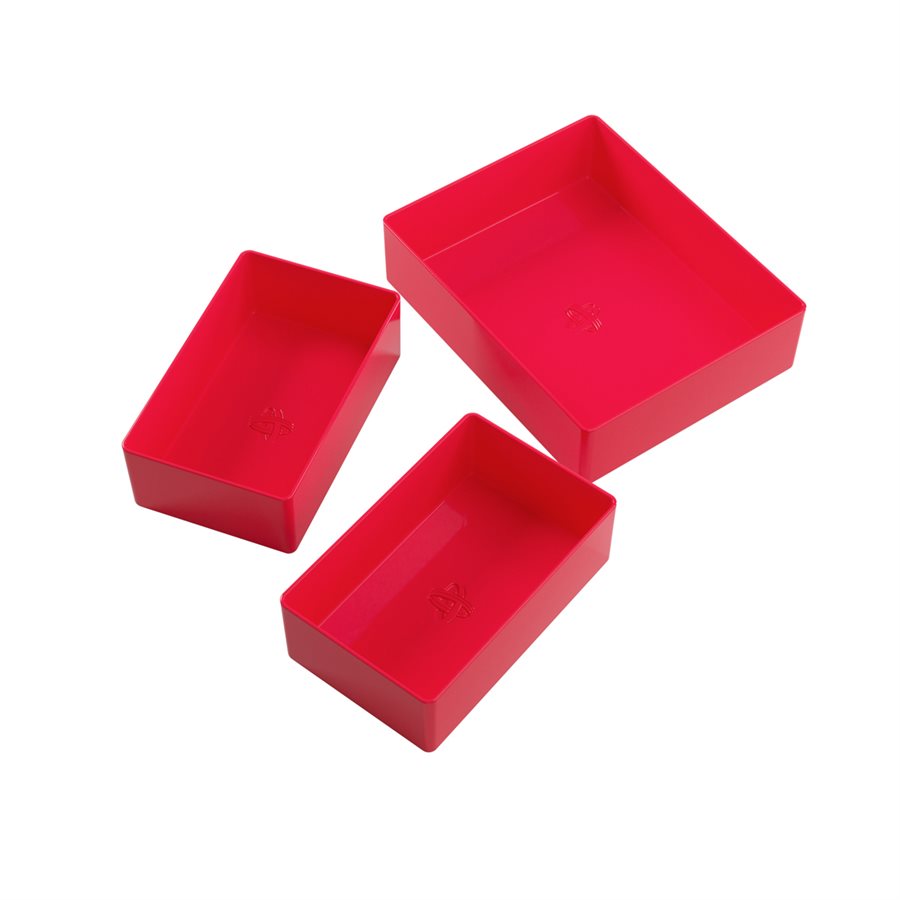 Gamegenic Token Silo Card Add-On Rosso – Vassoi Organizer Per Giochi Da Tavolo – Per Carte, Gettoni E Dadi – GGS22031ML - 3