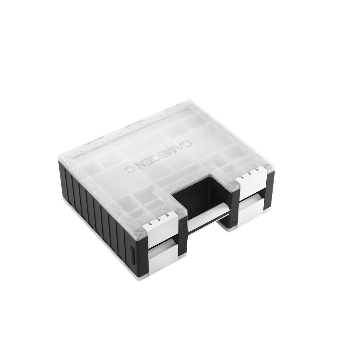 Gamegenic:Game Castle Storage - Black/White/Clear