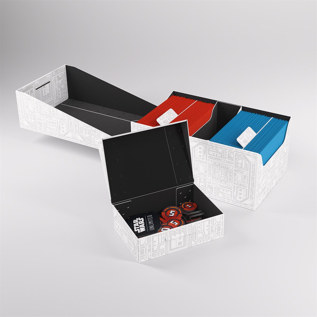 Gamegenic: Star Wars: Unlimited Double: Soft Crate: Unlimited Pattern White *PRE-ORDER*