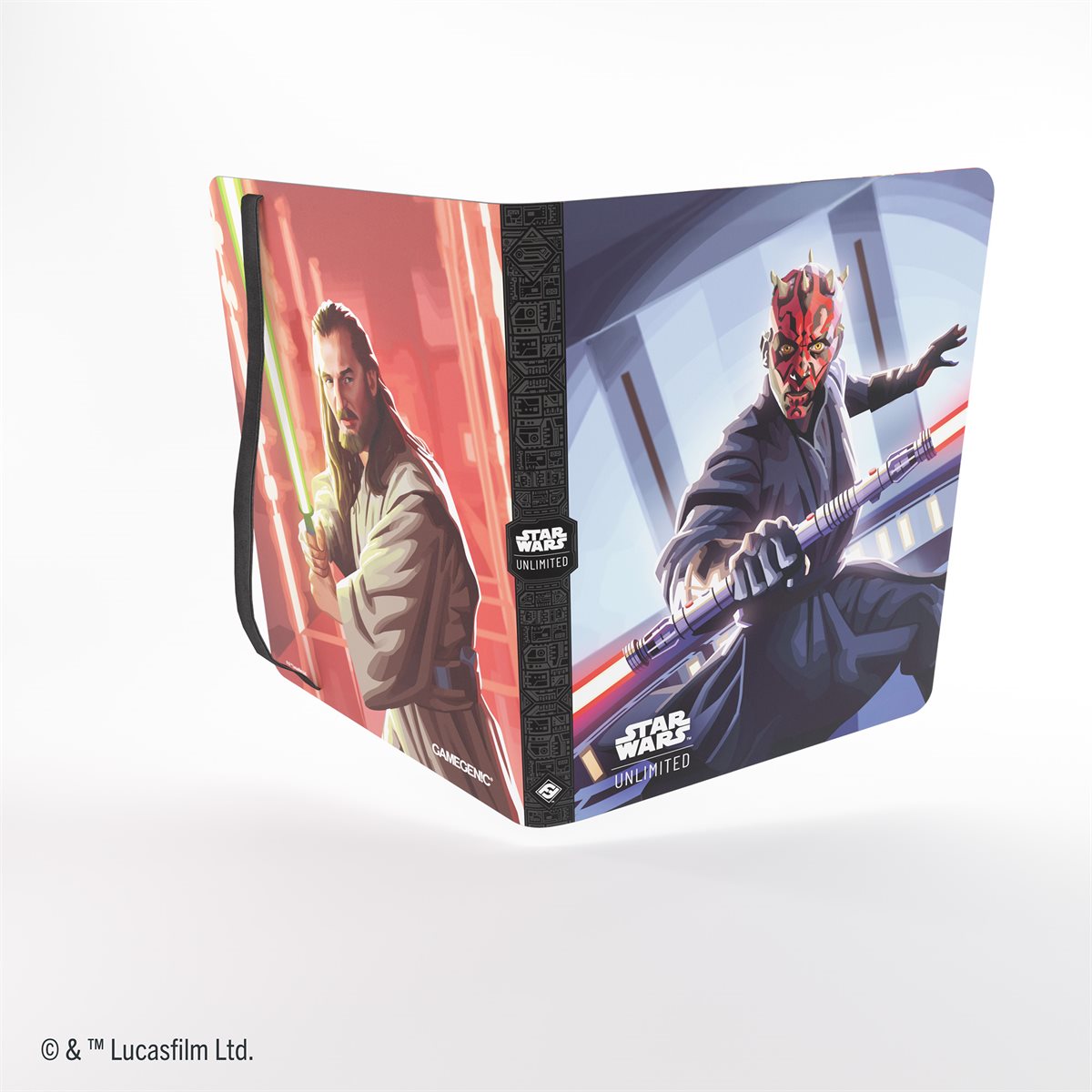 Gamegenic - Star Wars: Unlimited - A Lawless Time Binder 18-Pocket Album: Qui-Gon Jinn & Darth Maul