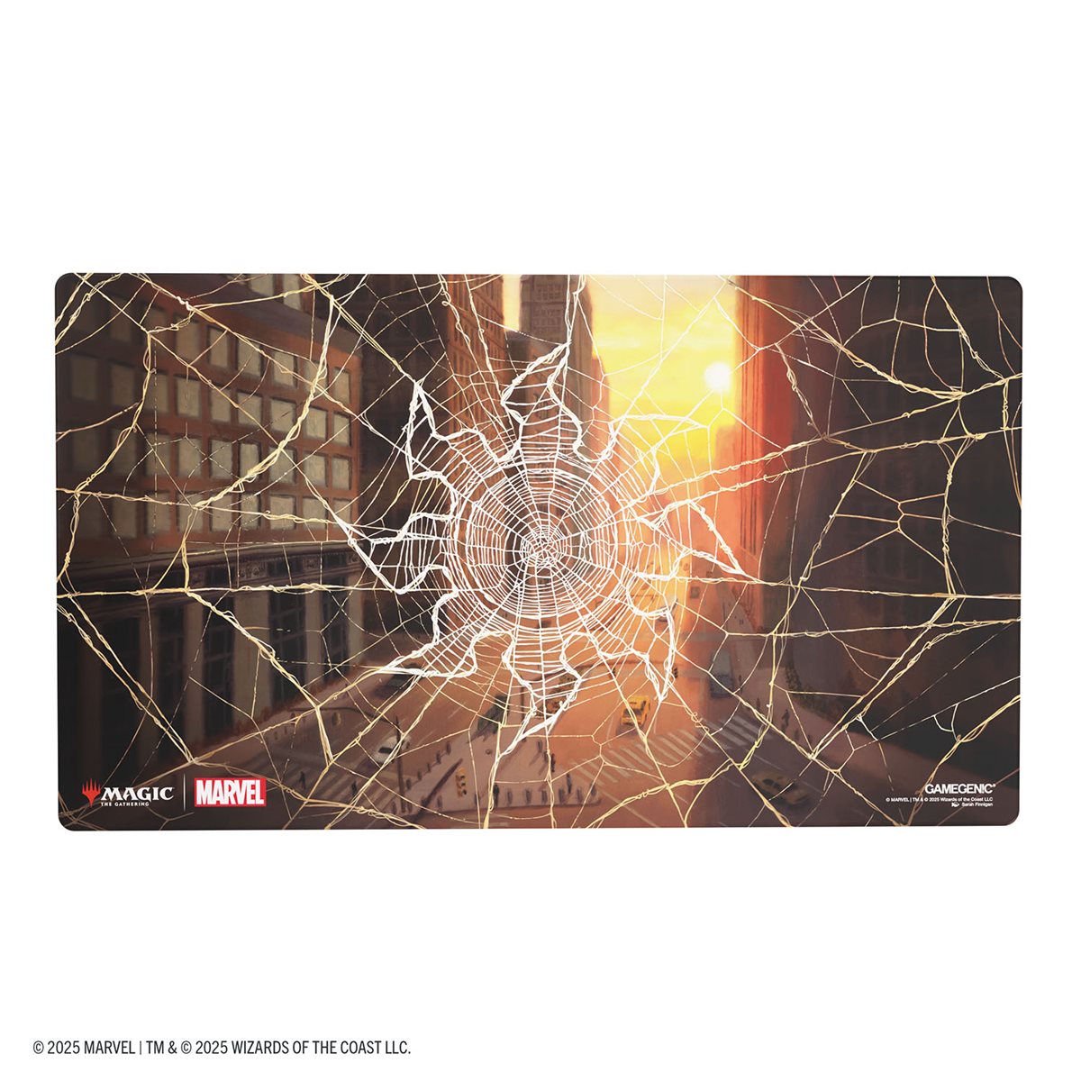 Gamegenic - Magic: The Gathering - Shiny Playmat: Marvel's Spider-Man - Spider-Man Plains