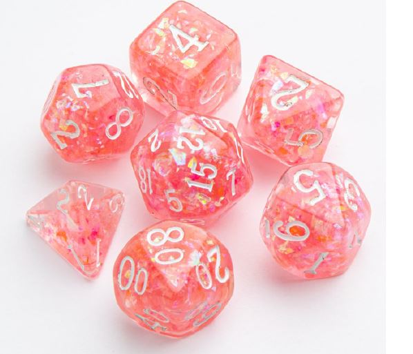 Gamegenic: Candy-like Series: Peach RPG Dice Set (7pcs)