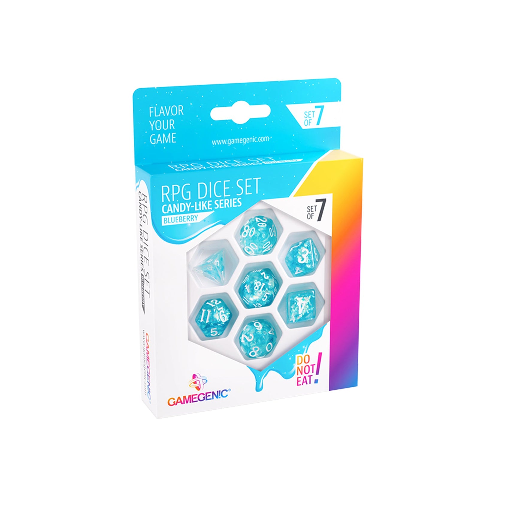 Gamegenic: Candy-like Series: Blueberry RPG Dice Set (7pcs)