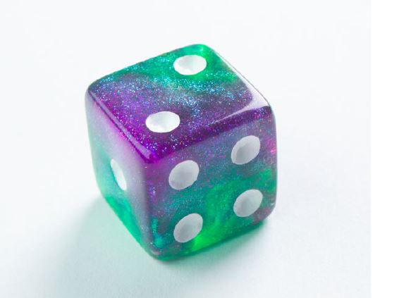 Gamegenic: Galaxy Series 16mm d6 Set: Aurora (12ct)