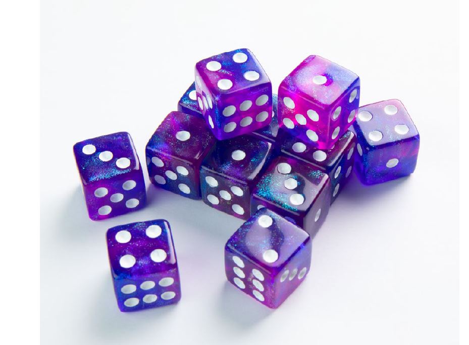 Gamegenic: Galaxy Series 16mm d6 Set: Nebula (12ct)