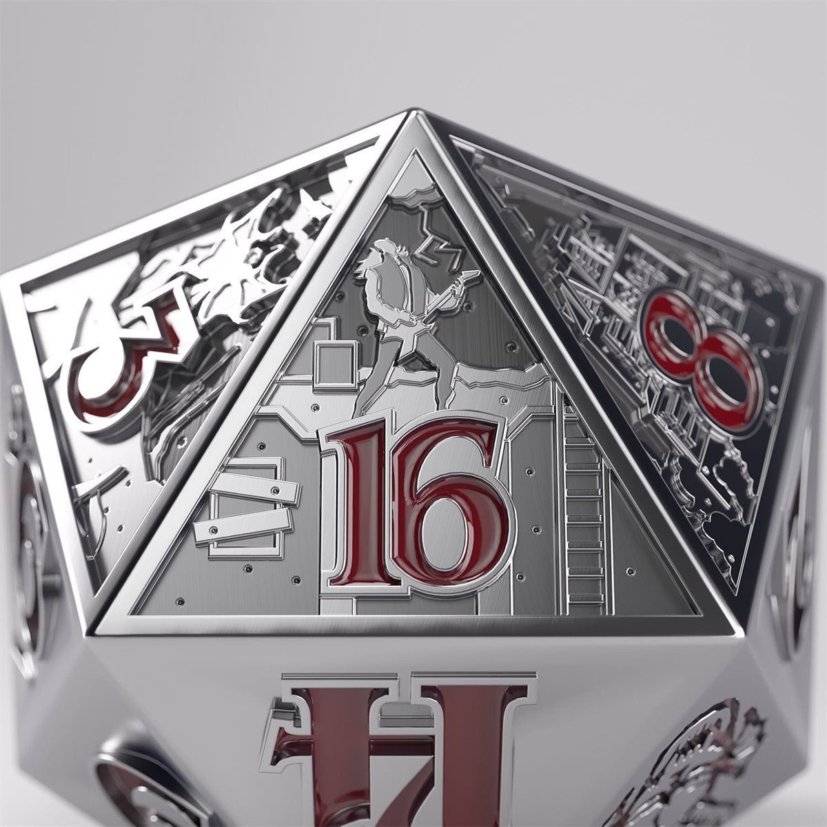 Gamegenic: Stranger Things - Hellfire Club Premium Metal D20 Die