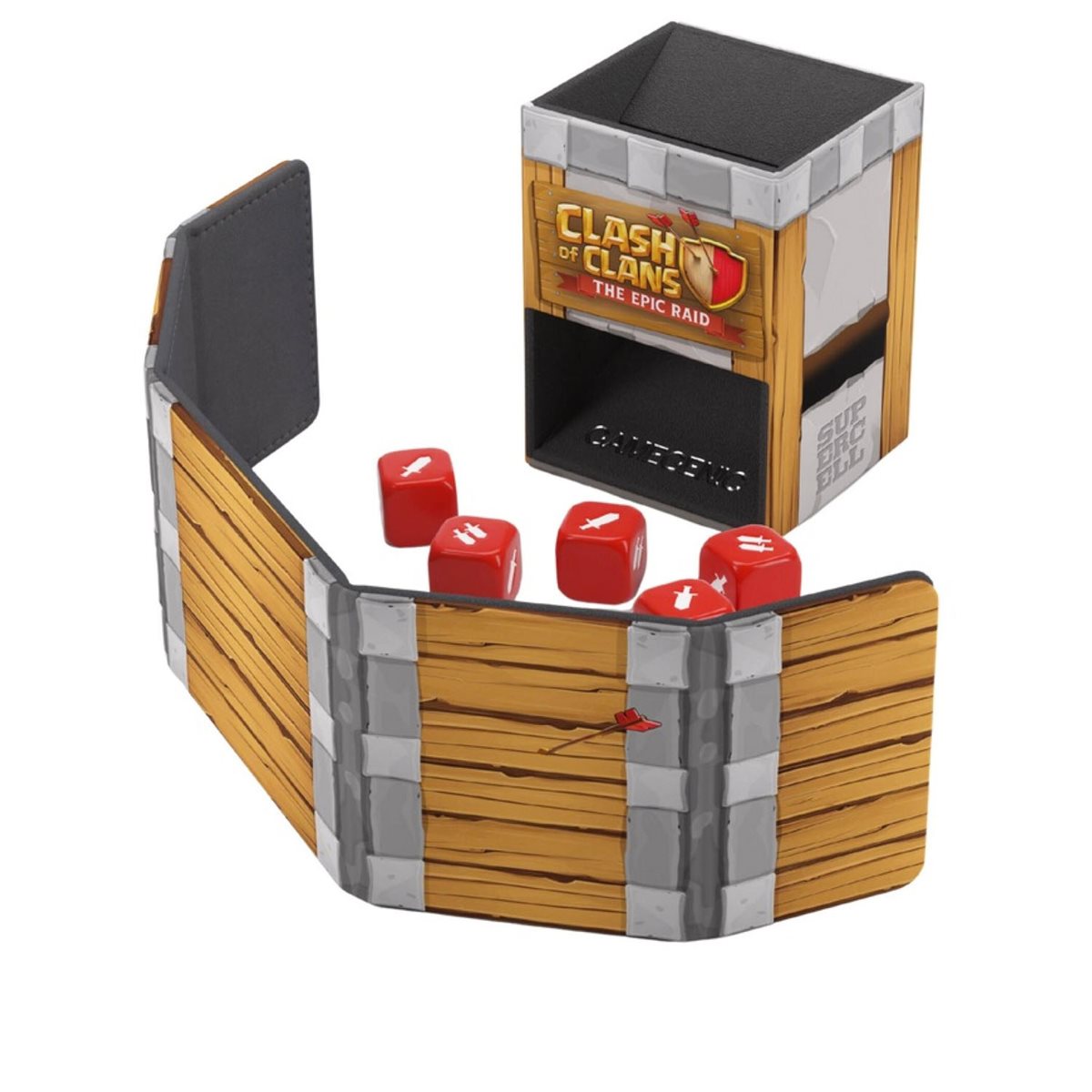 Gamegenic - Clash of Clans: Premium Ultra Compact Dice Tower Playmat *PRE-ORDER*