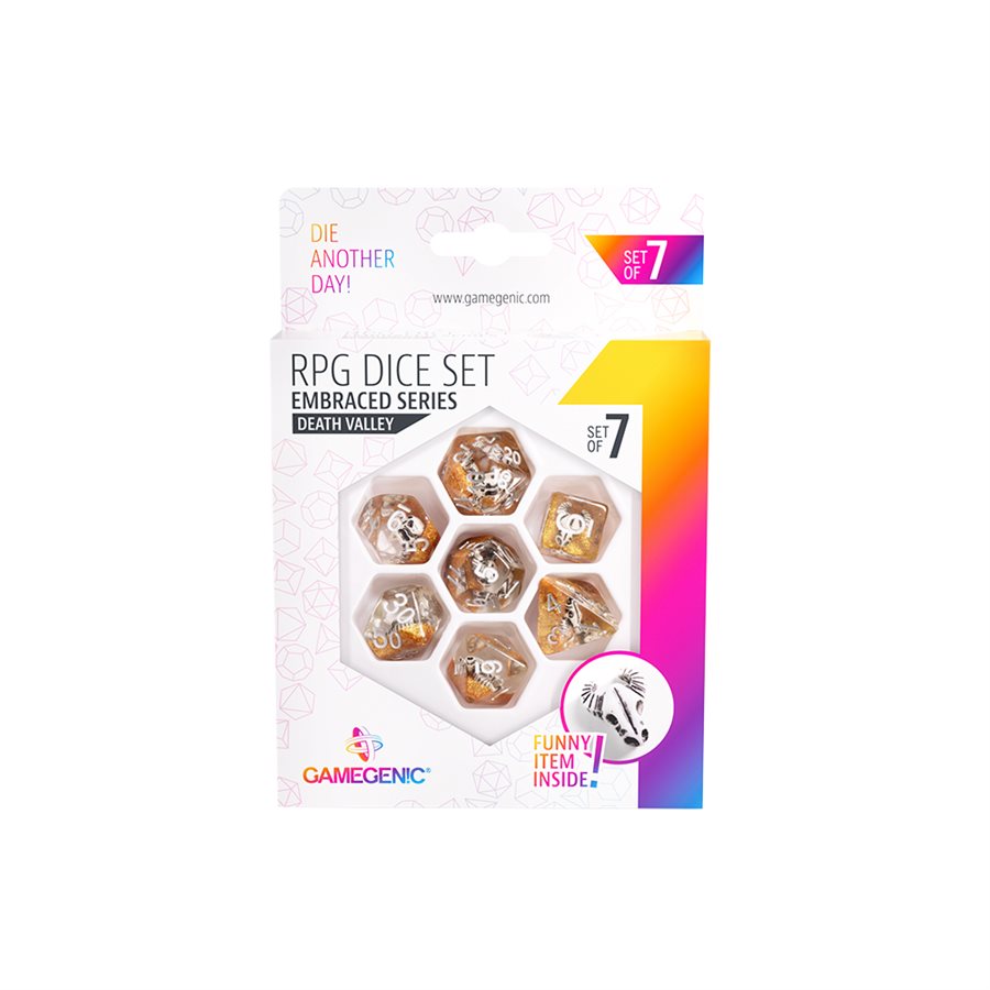 Gamegenic: Embraced Series: Death Valley Dice Set (7pcs)