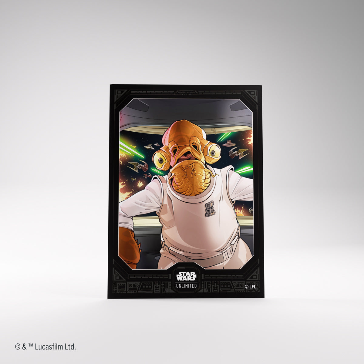Gamegenic: Star Wars: Unlimited Art Sleeves: Admiral Ackbar (60ct)