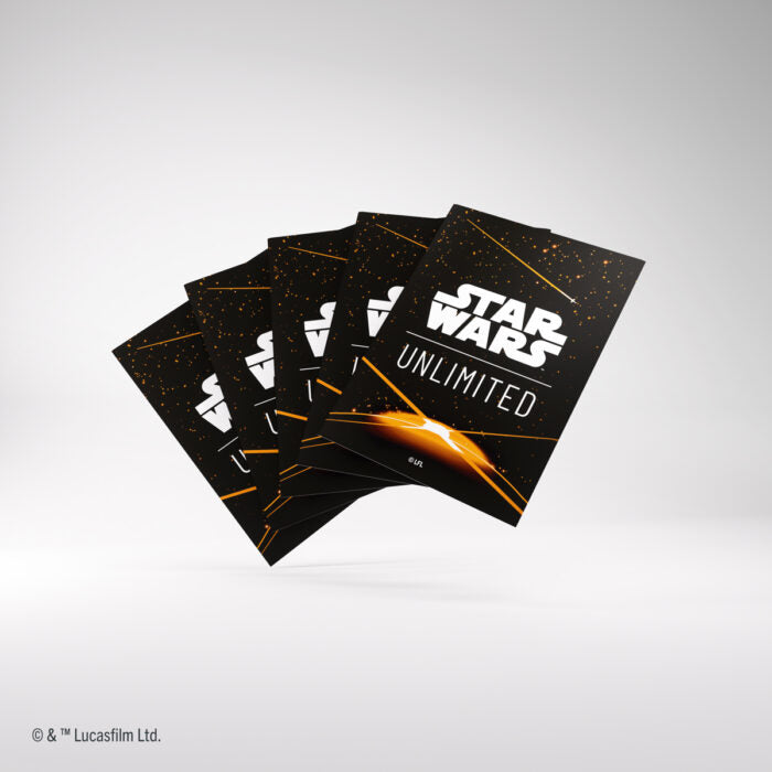 Gamegenic: Star Wars: Unlimited Art Sleeves: Card Back Orange (60ct)