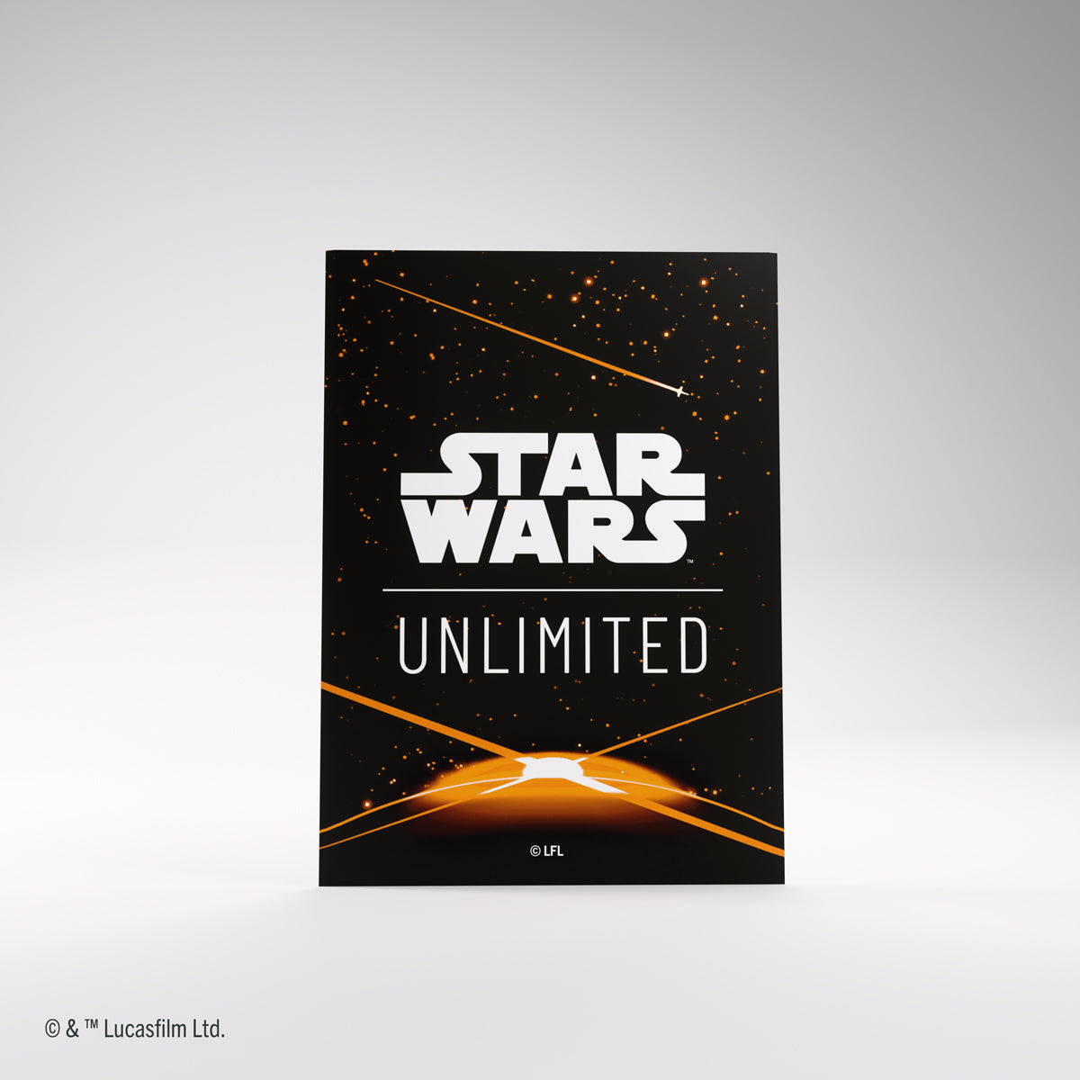 Gamegenic: Star Wars: Unlimited Art Sleeves: Card Back Orange (60ct)