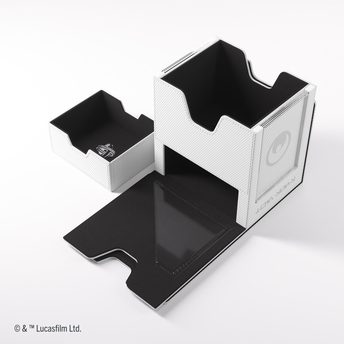 Gamegenic: Star Wars: Unlimited Twin Suns Deck Pod: White / Black