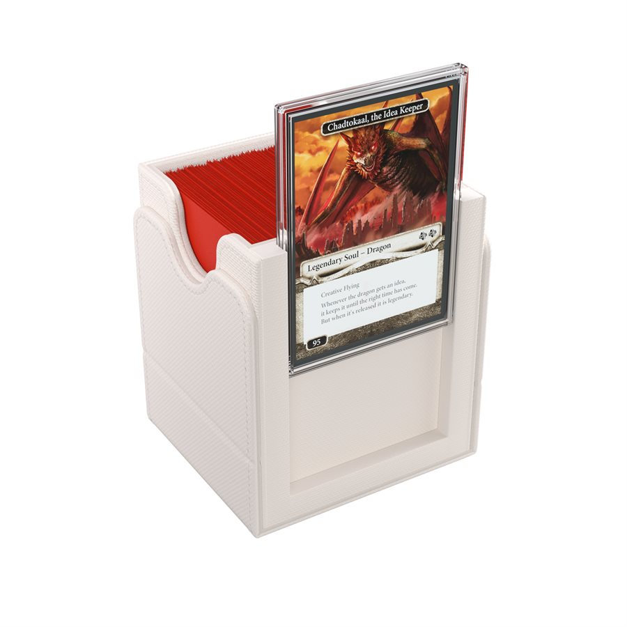 Gamegenic: Squire Plus XL Deck Box - White (100ct)