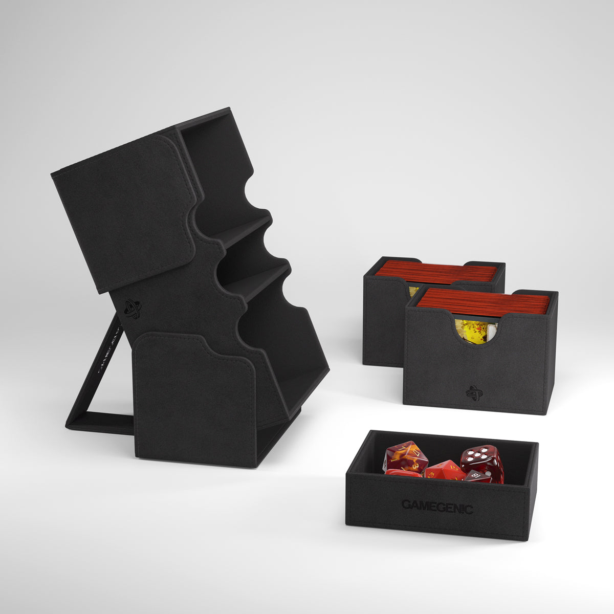 Gamegenic: Stronghold XL Convertible Deck Box Exclusive Edition - Black (200ct)