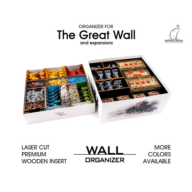 Gaming Trunk - Wall Organizer | 2 Box Storage Solution for The Great Wall (Natural)