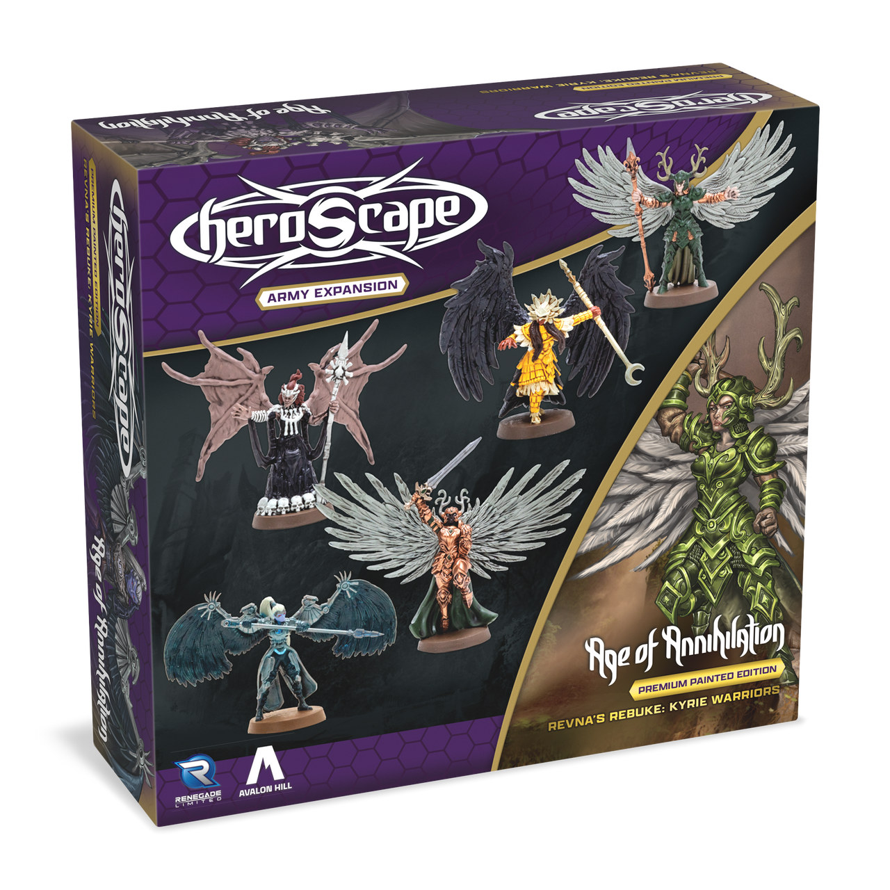 Heroscape: Revna's Rebuke – Kyrie Warriors Army (Premium Painted Edition)
