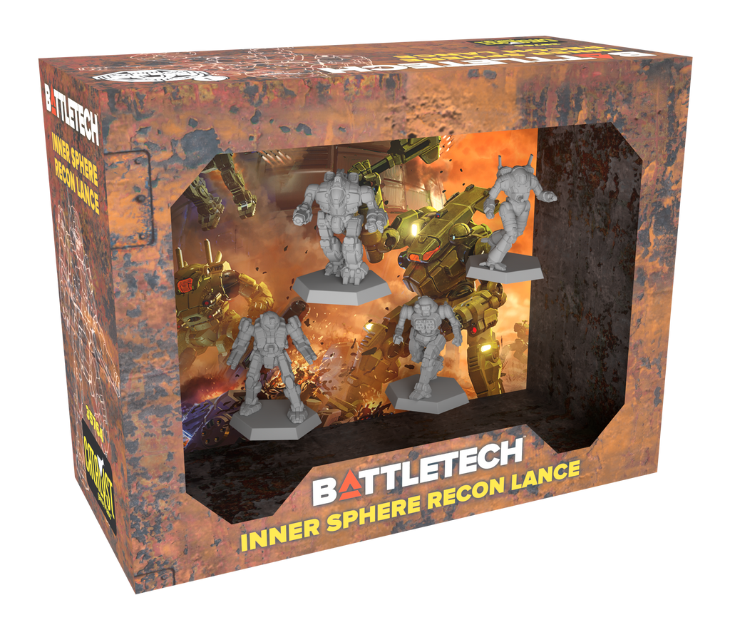 BattleTech: ForcePack: Inner Sphere Recon Lance Miniatures Pack