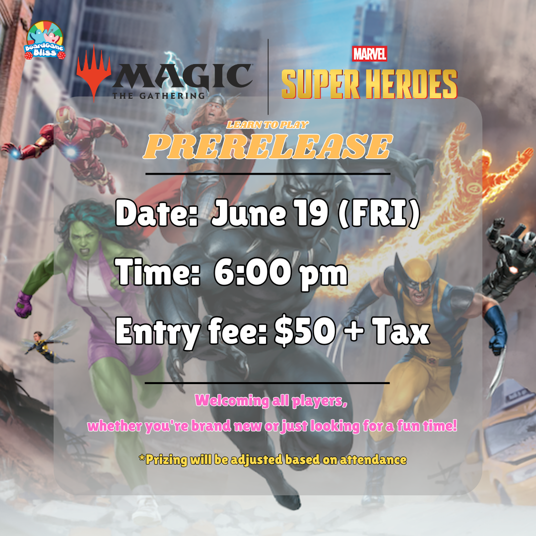 Magic: the Gathering: Marvel Super Heroes LTP Prerelease (June 19)