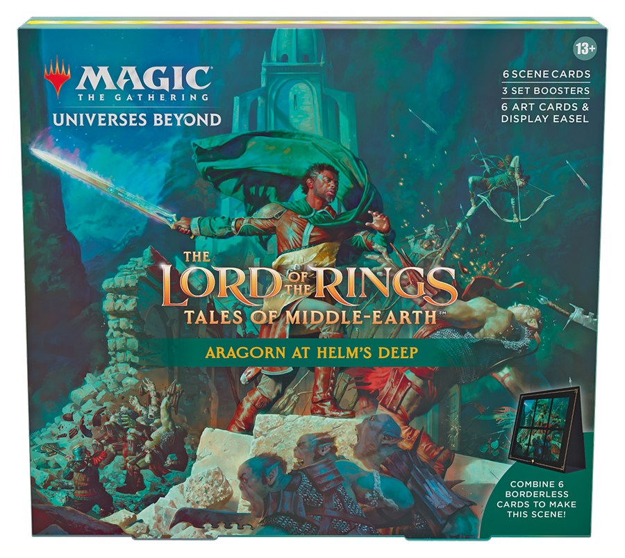 Magic: The Gathering - The Lord of the Rings: Aragorn at Helm's Deep Scene Box