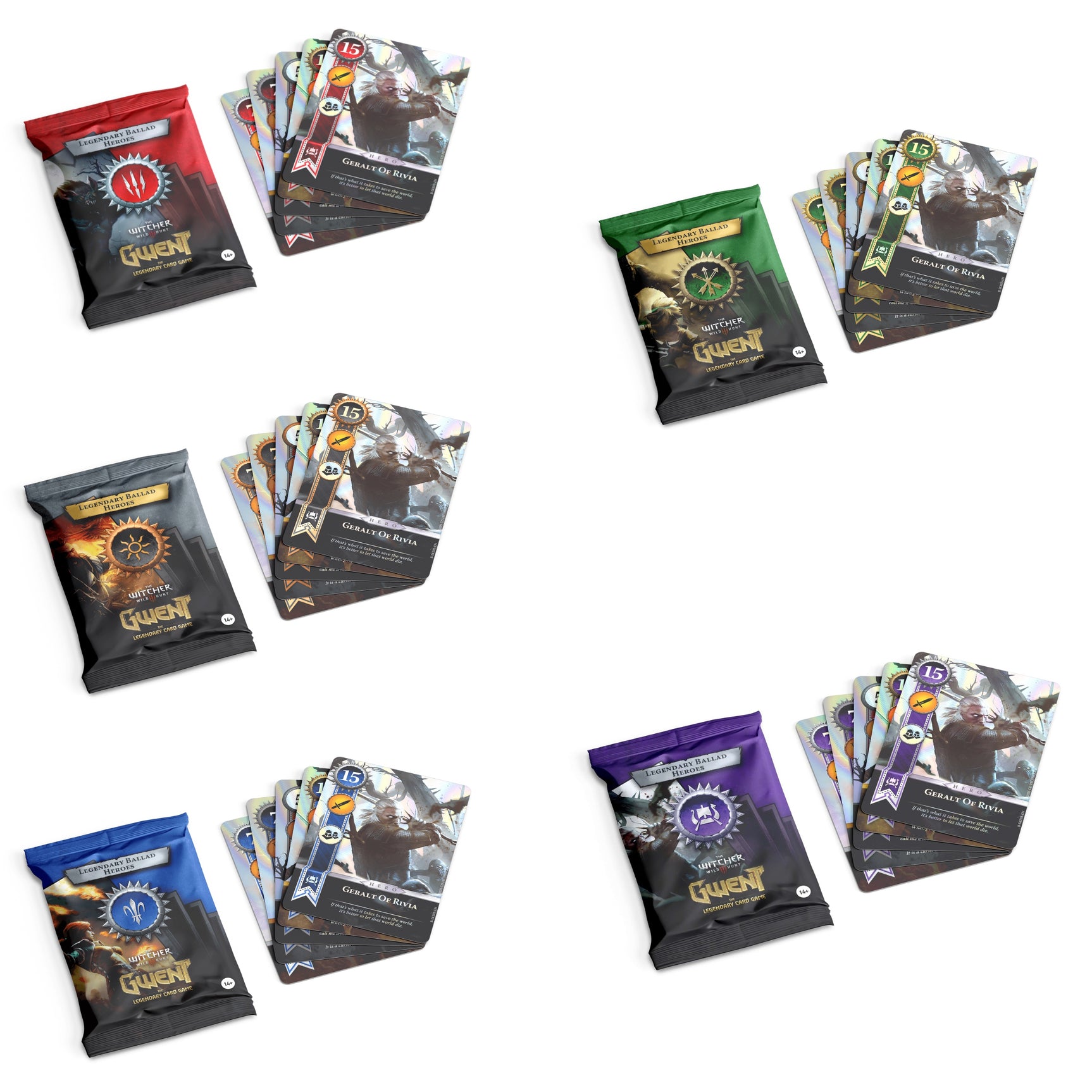 Gwent: Legendary Ballad Foil Bundle (5 Items)