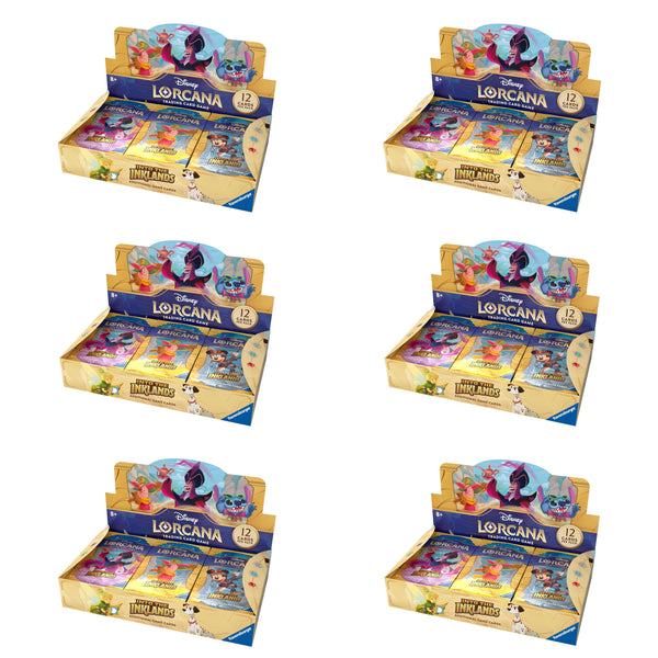 Disney Lorcana - Into the Inklands -  Booster Box (6 Boxes Bundle)