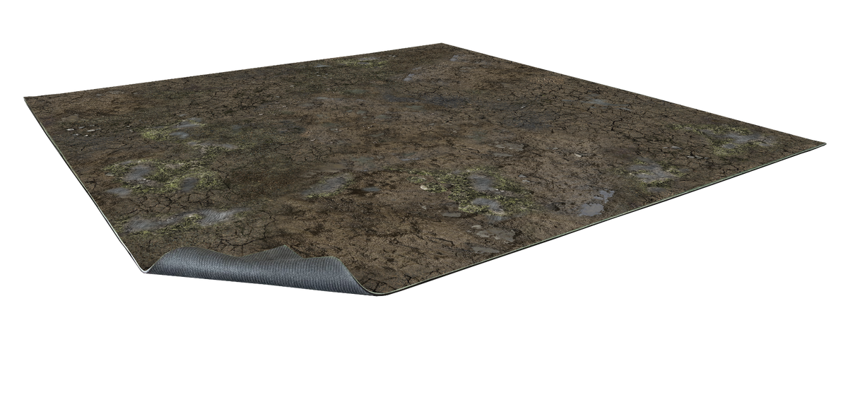 Battle Systems: Muddy Streets Gaming Mat 2×2