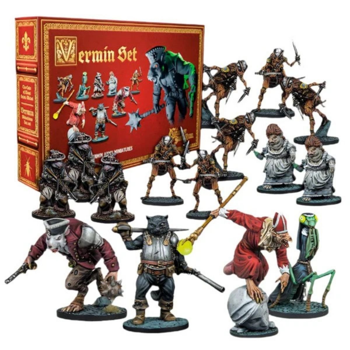 The Cats of Mont Saint Michel: Vermin Miniatures Set *PRE-ORDER*