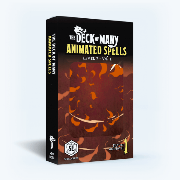 The Deck Of Many Animated Spells Level 7 Vol. 1 & Board Game & Board