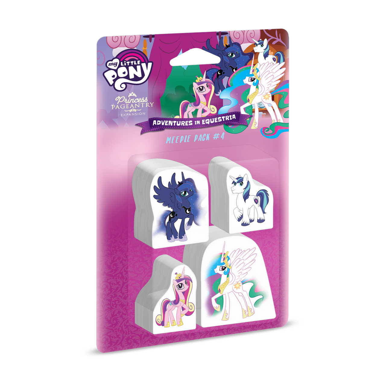 My Little Pony: Adventures in Equestria Deck-Building Game – Princess Pageantry Expansion: Meeple Pack #4