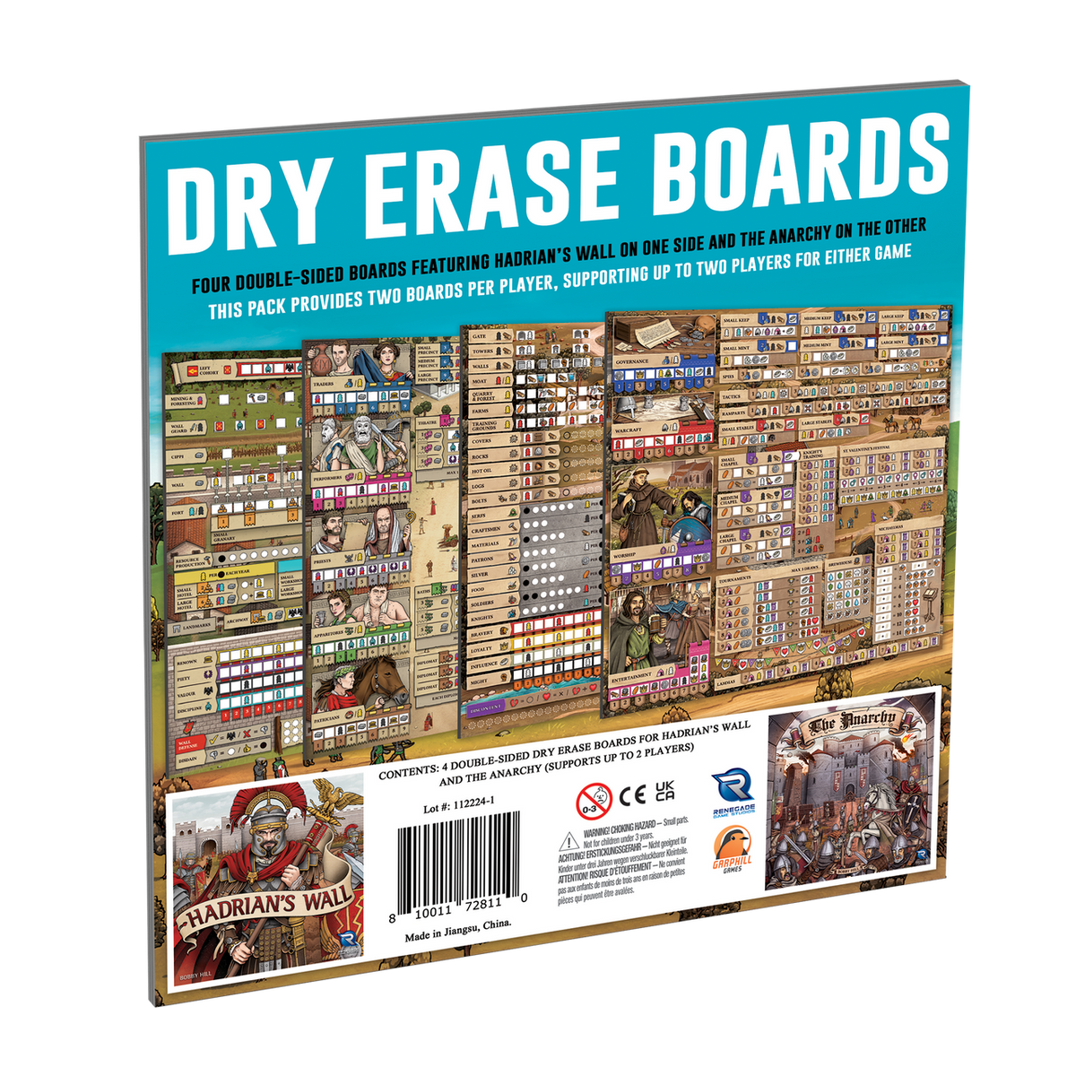 Hadrian's Wall/The Anarchy: Dry Erase Boards