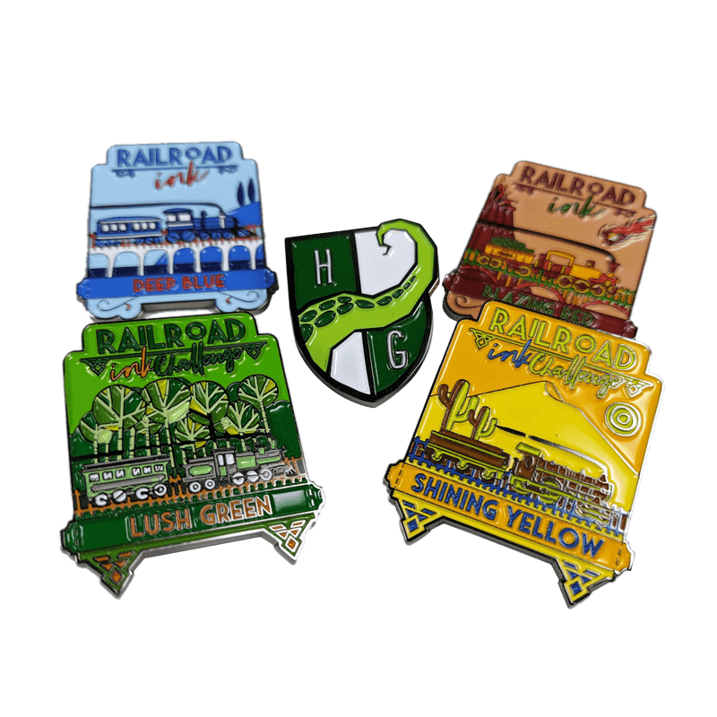 Railroad Ink – Enamel Pins Pack