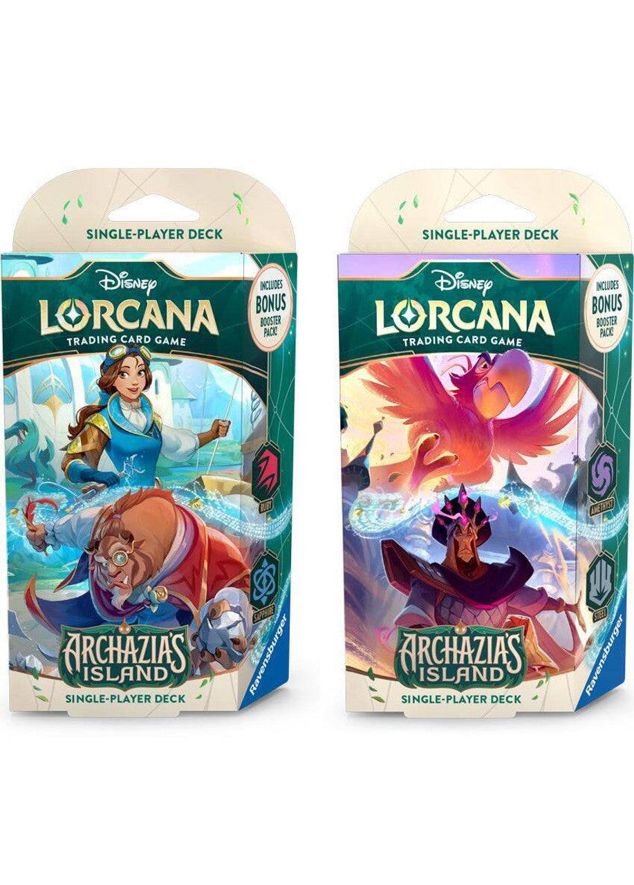 Disney Lorcana Set 7 - Archazia’s Island - Starter Deck (Bundle of 2)