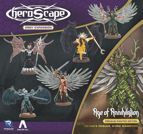 Heroscape: Revna's Rebuke – Kyrie Warriors Army (Premium Painted Edition)