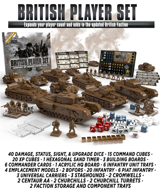 Company of Heroes: (2nd Edition): British Faction Player Set *PRE-ORDER*
