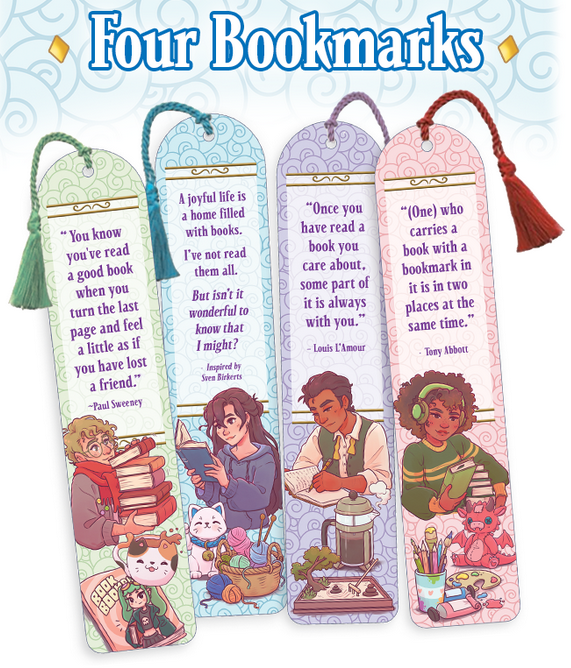 A Place for All My Books Bookmarks