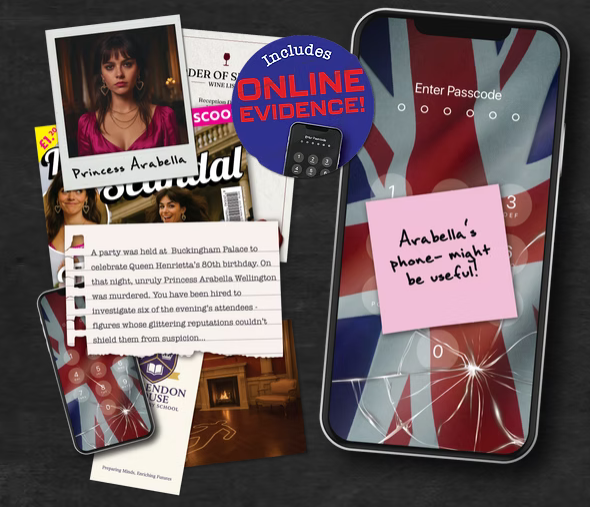 Murder Mystery Cases: Murder at Buckingham Palace *PRE-ORDER*