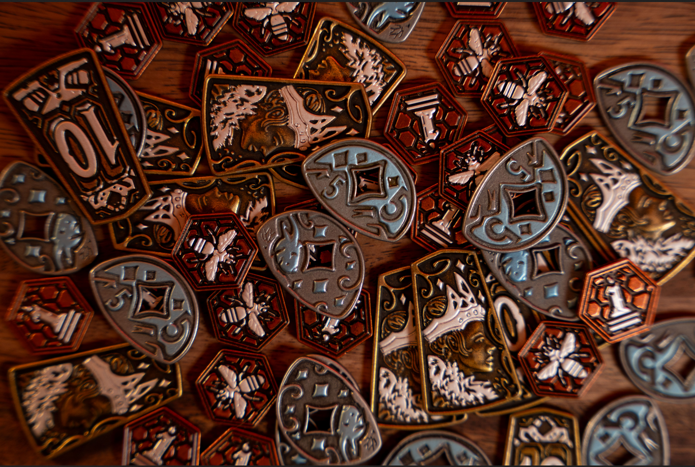 Merchants of the Dark Road - Lumi Metal Coins