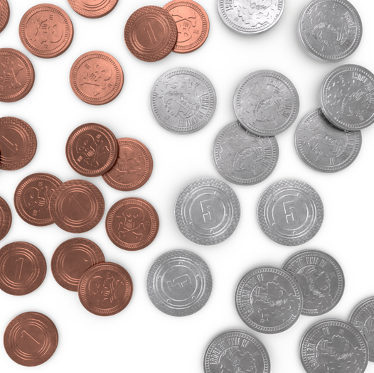 Thunder Road: Vendetta Deluxe Metal Scrap Tokens