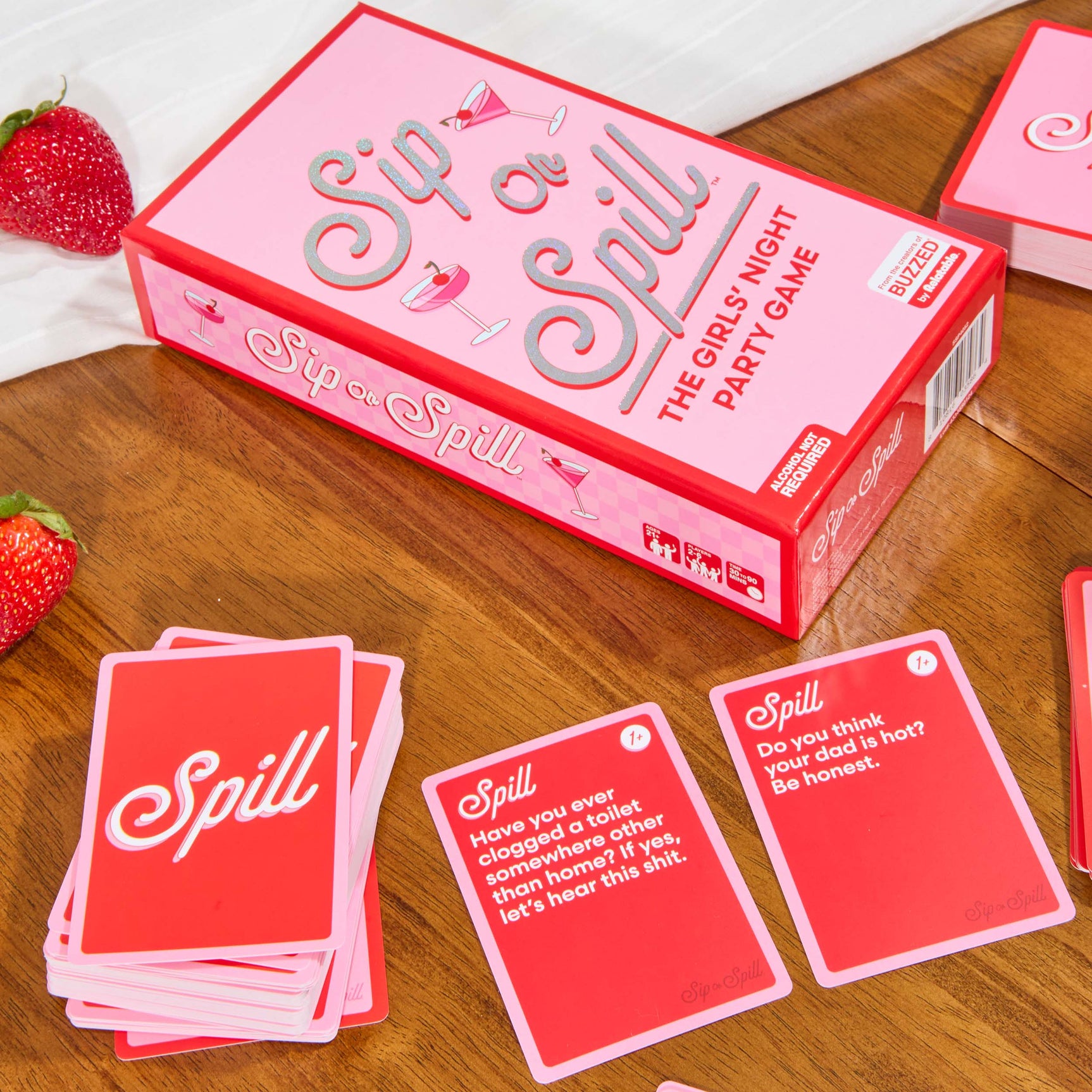 Sip or Spill — The Girl's Night Drinking Game by Relatable — Bachelorette Party Game