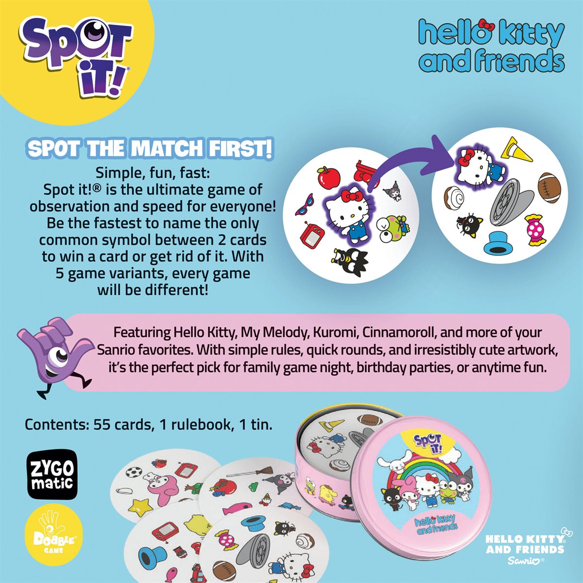 Spot It: Hello Kitty & Friends *PRE-ORDER*