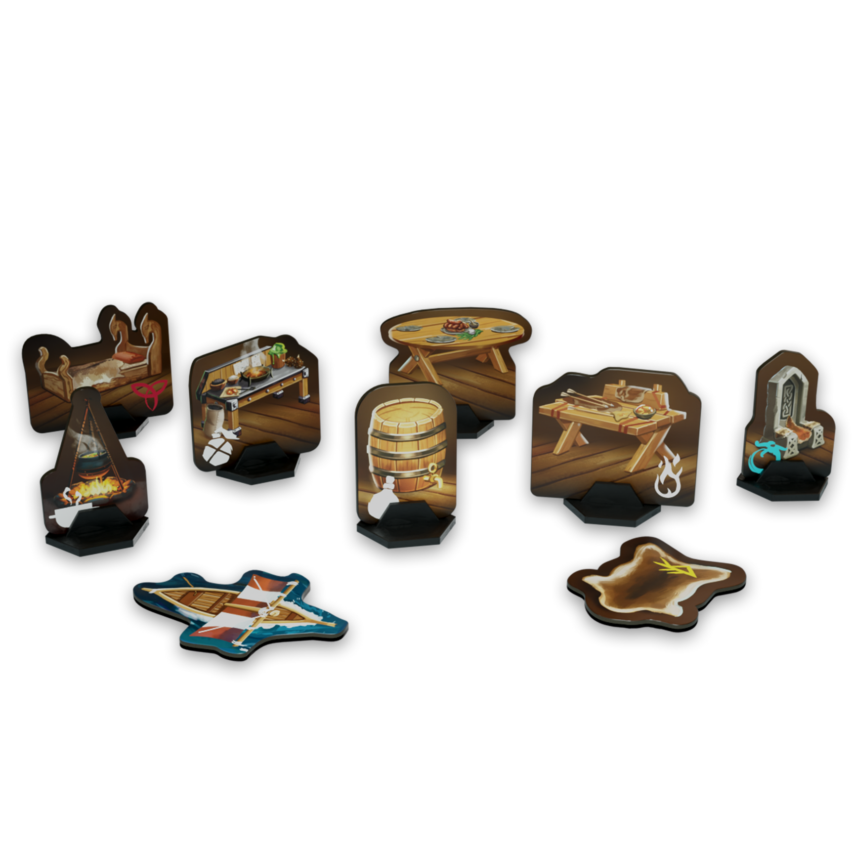Valheim: Wooden Furniture Standees Pack *PRE-ORDER*