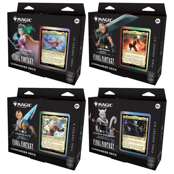 Magic: The Gathering - Final Fantasy – Commander Deck (Set of 4)