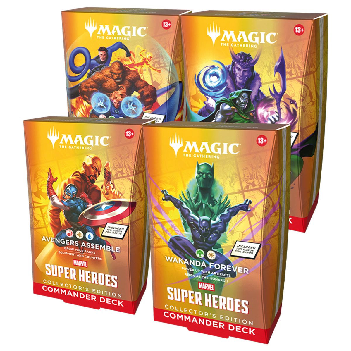 Magic: The Gathering® | Marvel Super Heroes Commander Decks Collector's Edition (Release June 19, 2026)