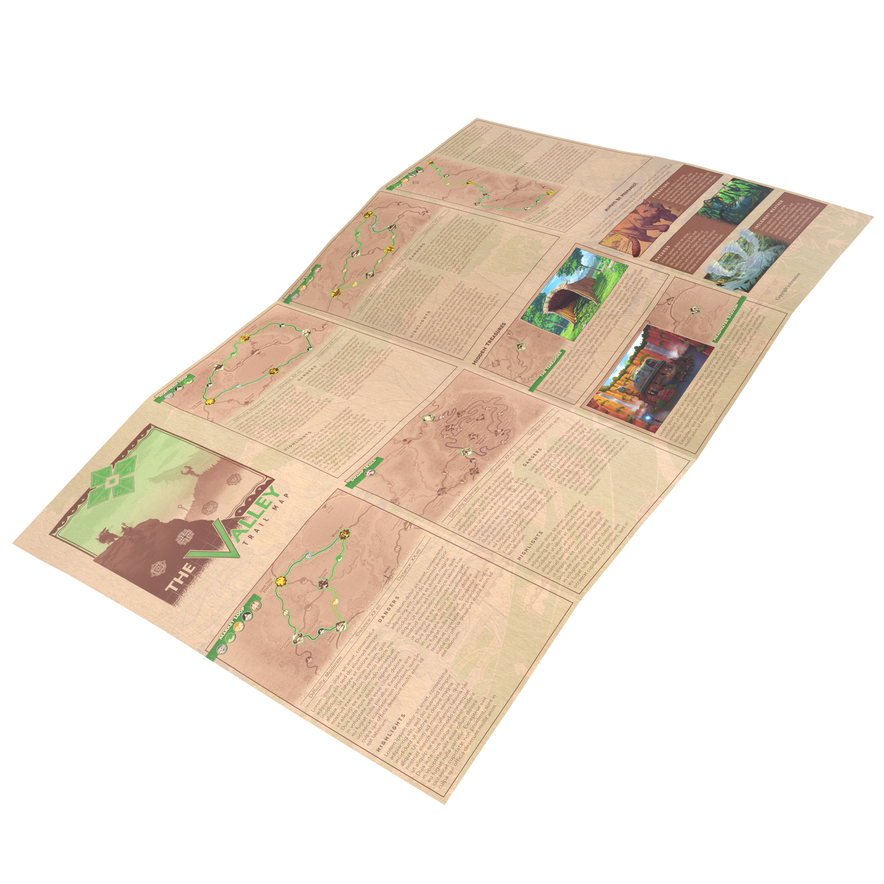 Earthborne Rangers: Valley Trail Map