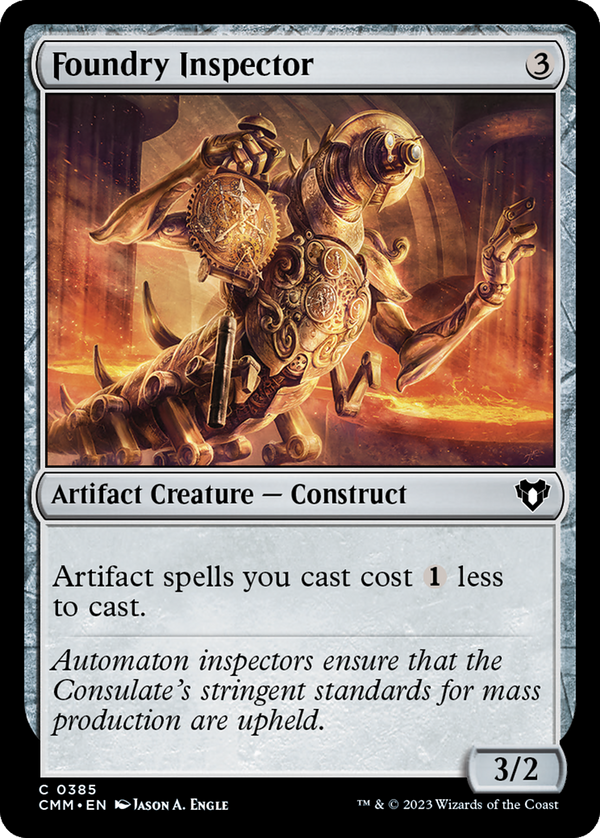 Foundry Inspector (CMM-385) - Commander Masters [Common]